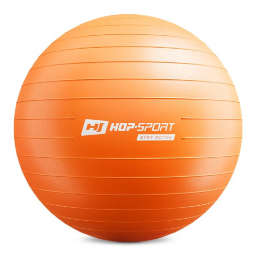 Фитбол  Hop-Sport 65cm HS-R065YB orange + насос - фото №3